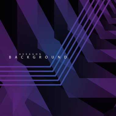 renkli altıgen soyut arka plan. Saydam vektör arka planı