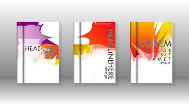 Renkli soyut sprey desenleri ile arka plan kapağı vektör tasarımı. Renk karışımı. Vektör Eps 10. Vektör çizimi