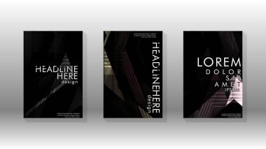 Kapak kitabı renkli altıgen soyut arka plan