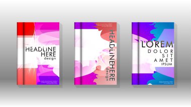 Renkli soyut sprey desenleri ile arka plan kapağı vektör tasarımı. Renk karışımı. Vektör Eps 10. Vektör çizimi