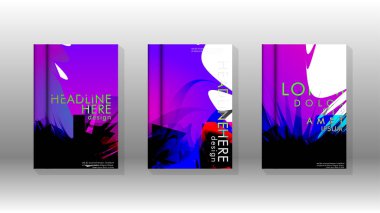 Renkli soyut sprey desenleri ile arka plan kapağı vektör tasarımı. Renk karışımı. Vektör Eps 10. Vektör çizimi