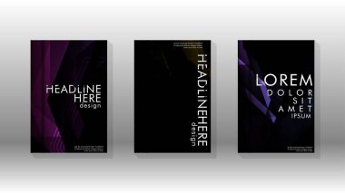 Kapak kitabı renkli altıgen soyut arka plan