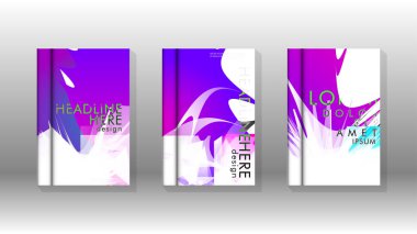 Renkli soyut sprey desenleri ile arka plan kapağı vektör tasarımı. Renk karışımı. Vektör Eps 10. Vektör çizimi