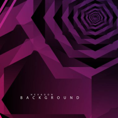 renkli altıgen soyut arka plan. Saydam vektör arka planı