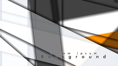 Dikdörtgen tüp elemanları vektör 3d arka plan