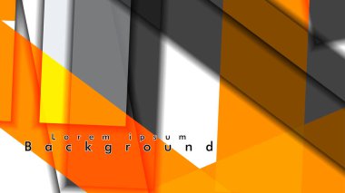 Dikdörtgen tüp elemanları vektör 3d arka plan