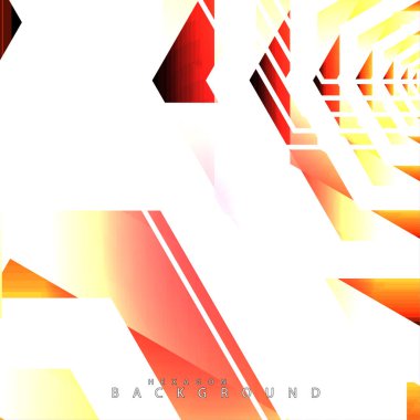 renkli altıgen soyut arka plan. Saydam vektör arka planı