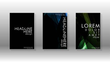 Kapak kitabı renkli altıgen soyut arka plan