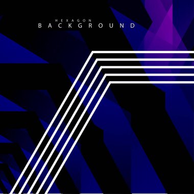 renkli altıgen soyut arka plan. Saydam vektör arka planı