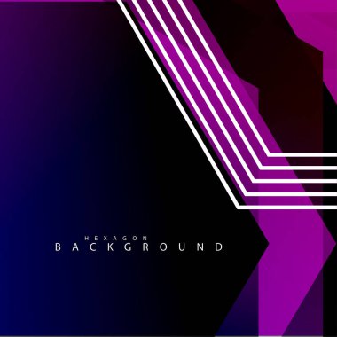 renkli altıgen soyut arka plan. Saydam vektör arka planı