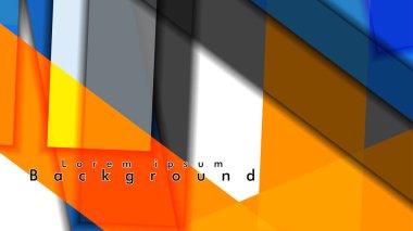 Renkli desen çizgileri ile soyut vektör arka plan tasarımı