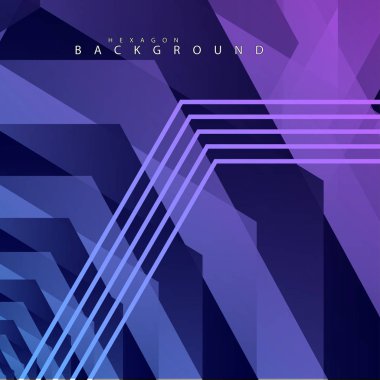 renkli altıgen soyut arka plan. Saydam vektör arka planı