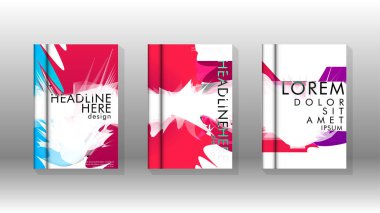 Renkli soyut sprey desenleri ile arka plan kapağı vektör tasarımı. Renk karışımı. Vektör Eps 10. Vektör çizimi