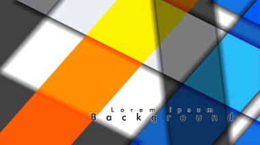 Renkli desen çizgileri ile soyut vektör arka plan tasarımı