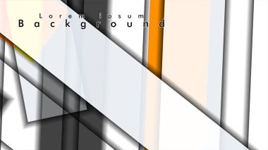 Dikdörtgen tüp elemanları vektör 3d arka plan