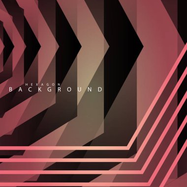 renkli altıgen soyut arka plan. Saydam vektör arka planı
