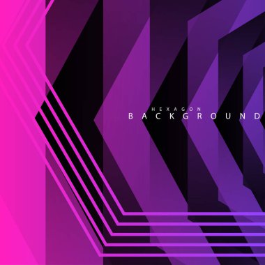 renkli altıgen soyut arka plan. Saydam vektör arka planı