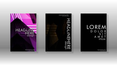 Kapak kitabı renkli altıgen soyut arka plan