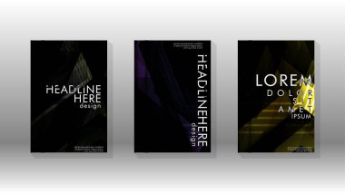 Kapak kitabı renkli altıgen soyut arka plan