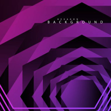 renkli altıgen soyut arka plan. Saydam vektör arka planı