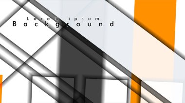 Dikdörtgen tüp elemanları vektör 3d arka plan