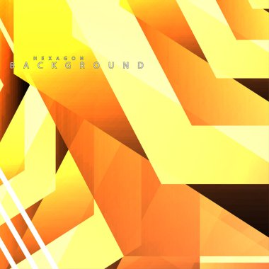 renkli altıgen soyut arka plan. Saydam vektör arka planı