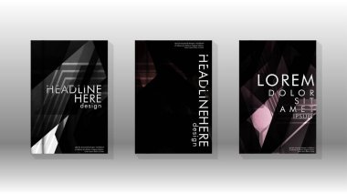 Kapak kitabı renkli altıgen soyut arka plan