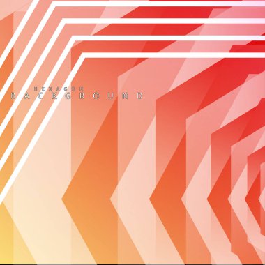 renkli altıgen soyut arka plan. Saydam vektör arka planı