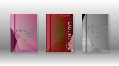 Kapak kitabı renkli altıgen soyut arka plan