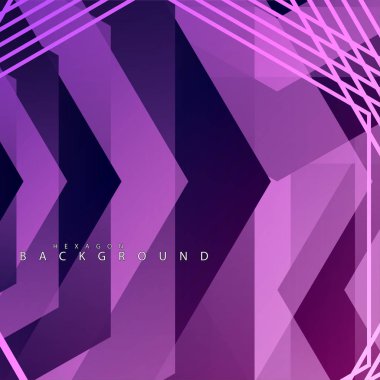 renkli altıgen soyut arka plan. Saydam vektör arka planı
