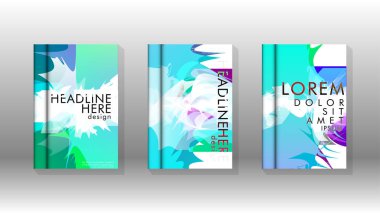 Renkli soyut sprey desenleri ile arka plan kapağı vektör tasarımı. Renk karışımı. Vektör Eps 10. Vektör çizimi