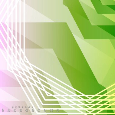 renkli altıgen soyut arka plan. Saydam vektör arka planı