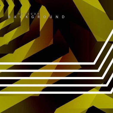 renkli altıgen soyut arka plan. Saydam vektör arka planı