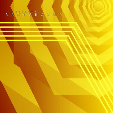 renkli altıgen soyut arka plan. Saydam vektör arka planı