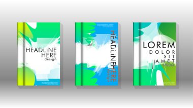 Renkli soyut sprey desenleri ile arka plan kapağı vektör tasarımı. Renk karışımı. Vektör Eps 10. Vektör çizimi