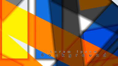 Renkli desen çizgileri ile soyut vektör arka plan tasarımı