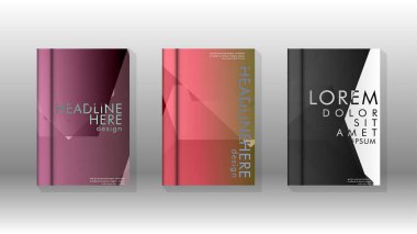 Kapak kitabı renkli altıgen soyut arka plan