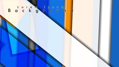 Renkli desen çizgileri ile soyut vektör arka plan tasarımı