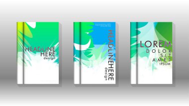 Renkli soyut sprey desenleri ile arka plan kapağı vektör tasarımı. Renk karışımı. Vektör Eps 10. Vektör çizimi