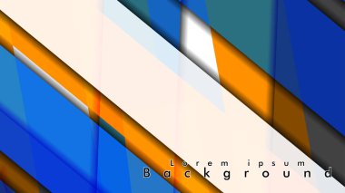 Renkli desen çizgileri ile soyut vektör arka plan tasarımı