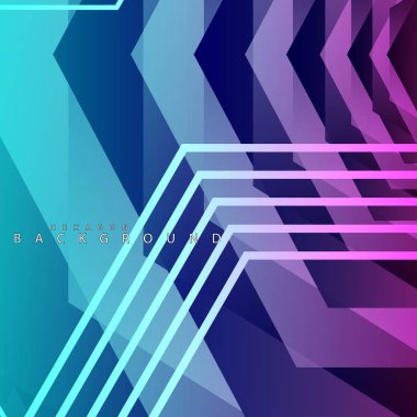 renkli altıgen soyut arka plan. Saydam vektör arka planı