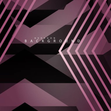 renkli altıgen soyut arka plan. Saydam vektör arka planı