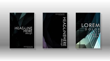 Kapak kitabı renkli altıgen soyut arka plan