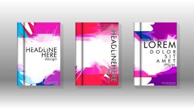 Renkli soyut sprey desenleri ile arka plan kapağı vektör tasarımı. Renk karışımı. Vektör Eps 10. Vektör çizimi