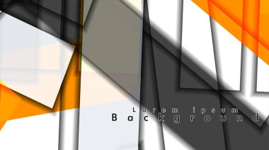 Dikdörtgen tüp elemanları vektör 3d arka plan