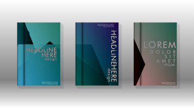 Kapak kitabı renkli altıgen soyut arka plan