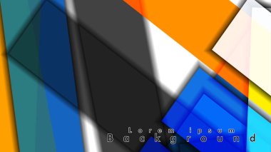 Renkli desen çizgileri ile soyut vektör arka plan tasarımı