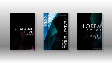 Kapak kitabı renkli altıgen soyut arka plan