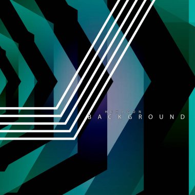 renkli altıgen soyut arka plan. Saydam vektör arka planı