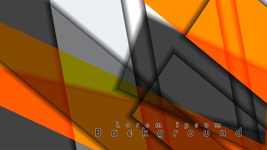 Dikdörtgen tüp elemanları vektör 3d arka plan